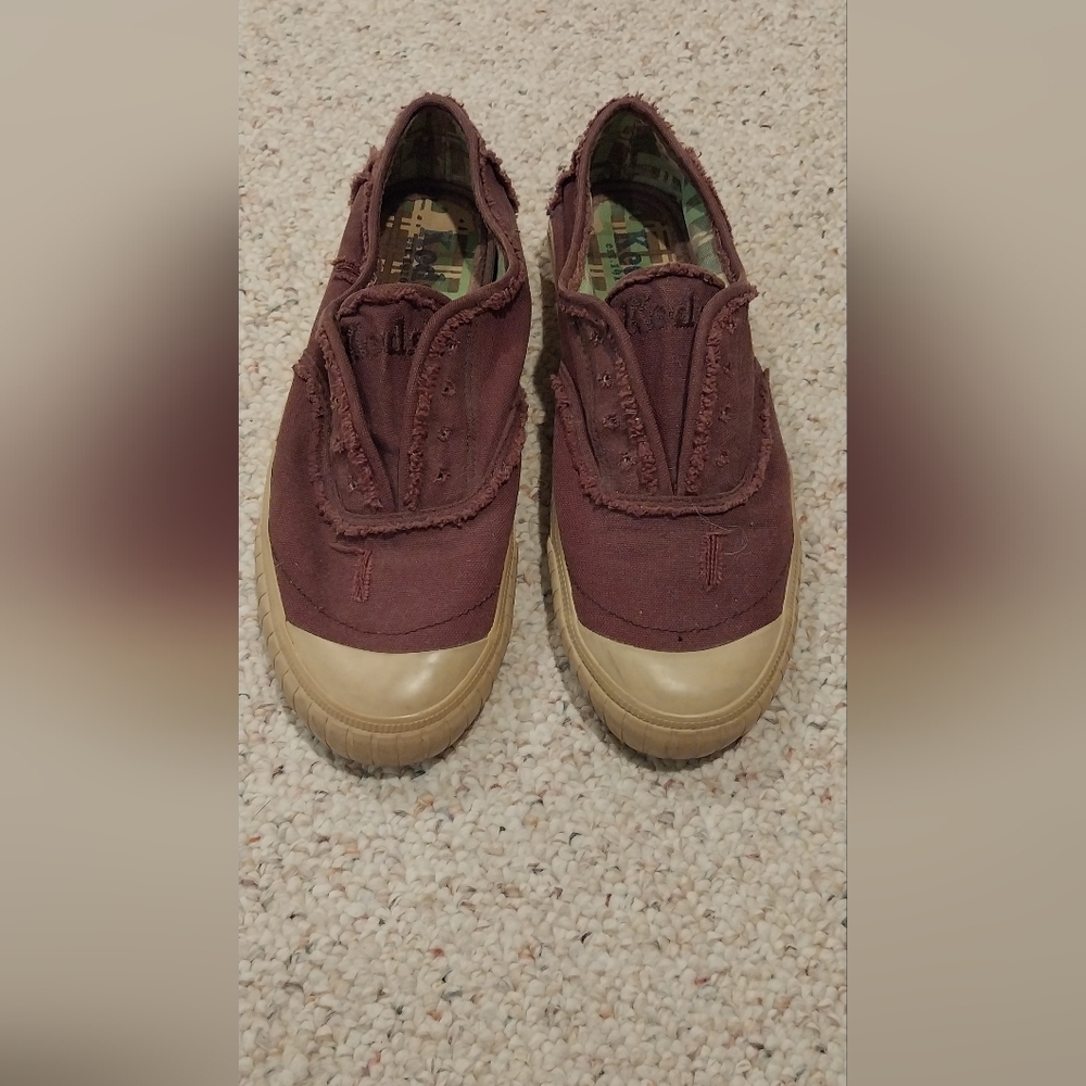Keds Brown  Frayed Sneakers